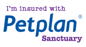 I'm insured with Petplan Sanctuary